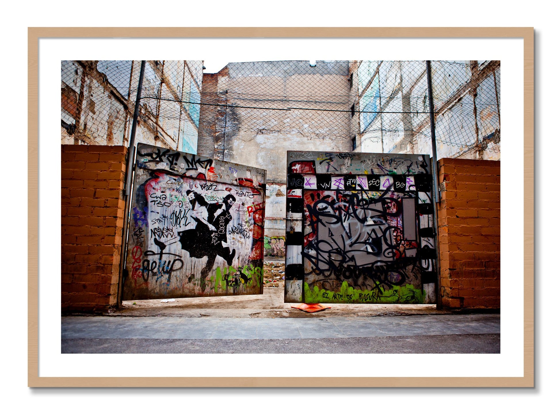 Framed photograph of The Dance by Dylan Ozanich, Oak frame, Borders