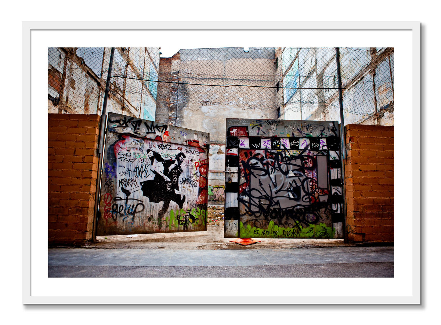 Framed photograph of The Dance by Dylan Ozanich, White frame, Borders