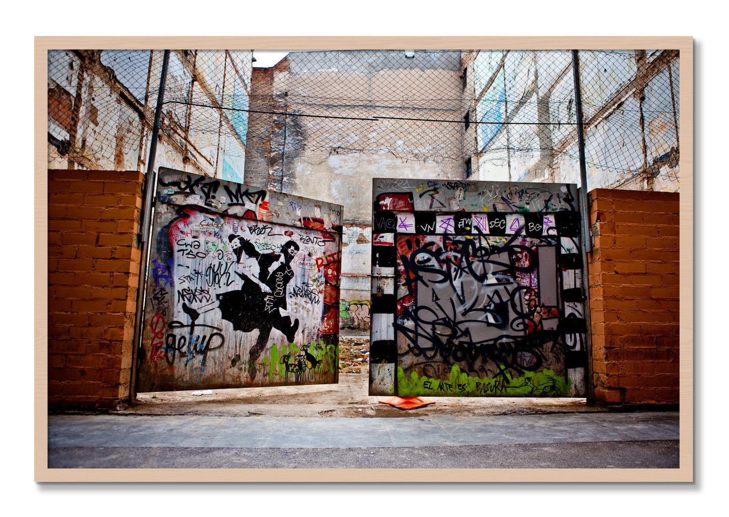 Framed photograph of The Dance by Dylan Ozanich, Maple frame, Full Bleed