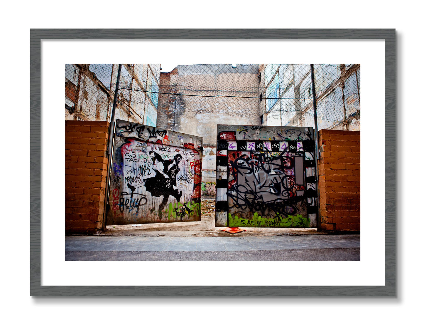 Framed photograph of The Dance by Dylan Ozanich, Grey frame, Borders