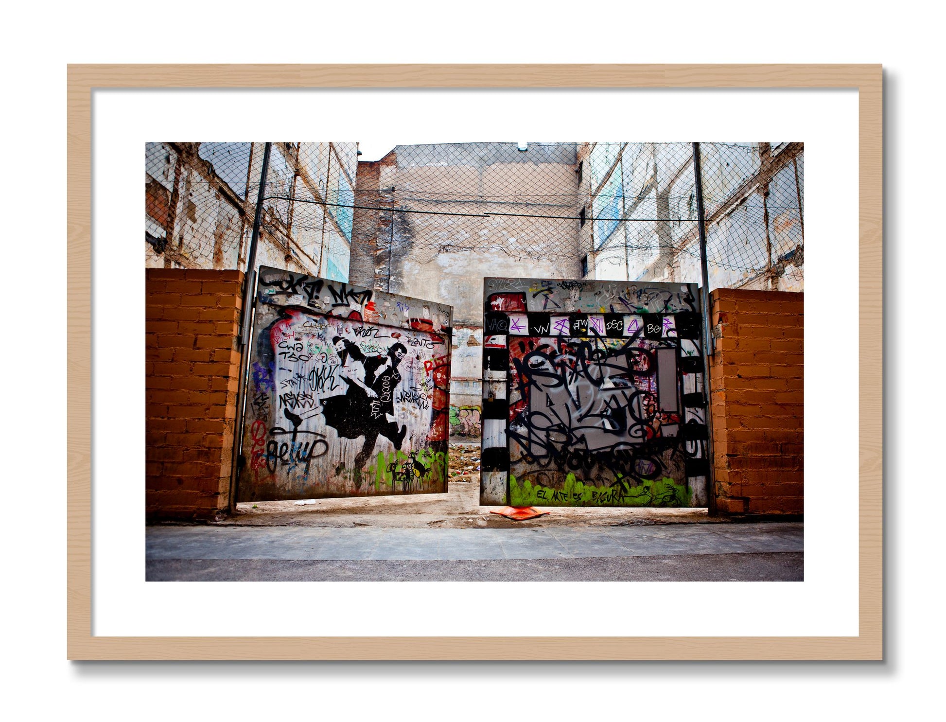 Framed photograph of The Dance by Dylan Ozanich, Oak frame, Borders