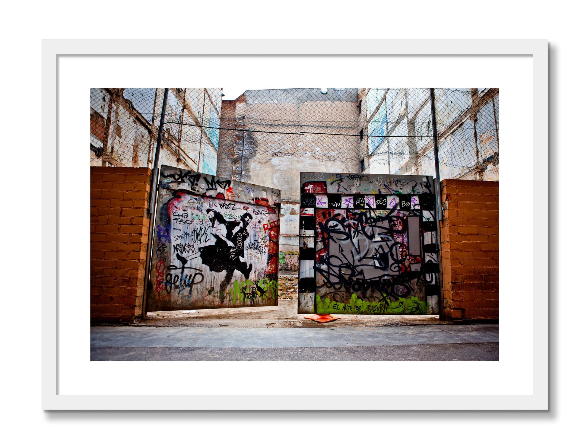 Framed photograph of The Dance by Dylan Ozanich, White frame, Borders
