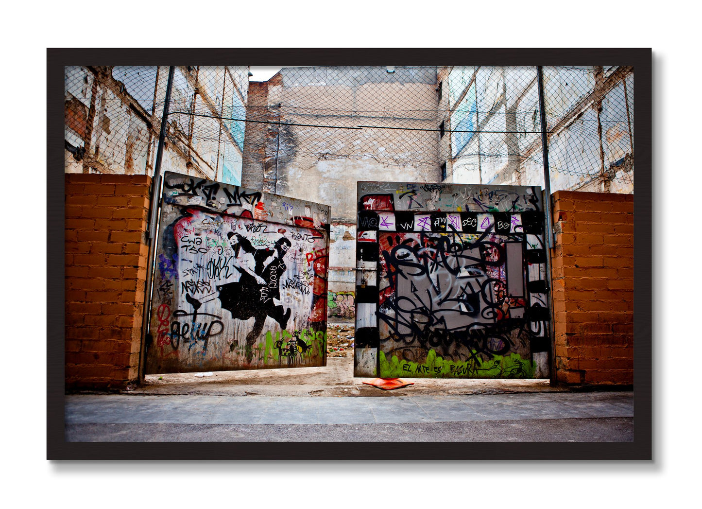 Framed photograph of The Dance by Dylan Ozanich, Black Walnut frame, Full Bleed