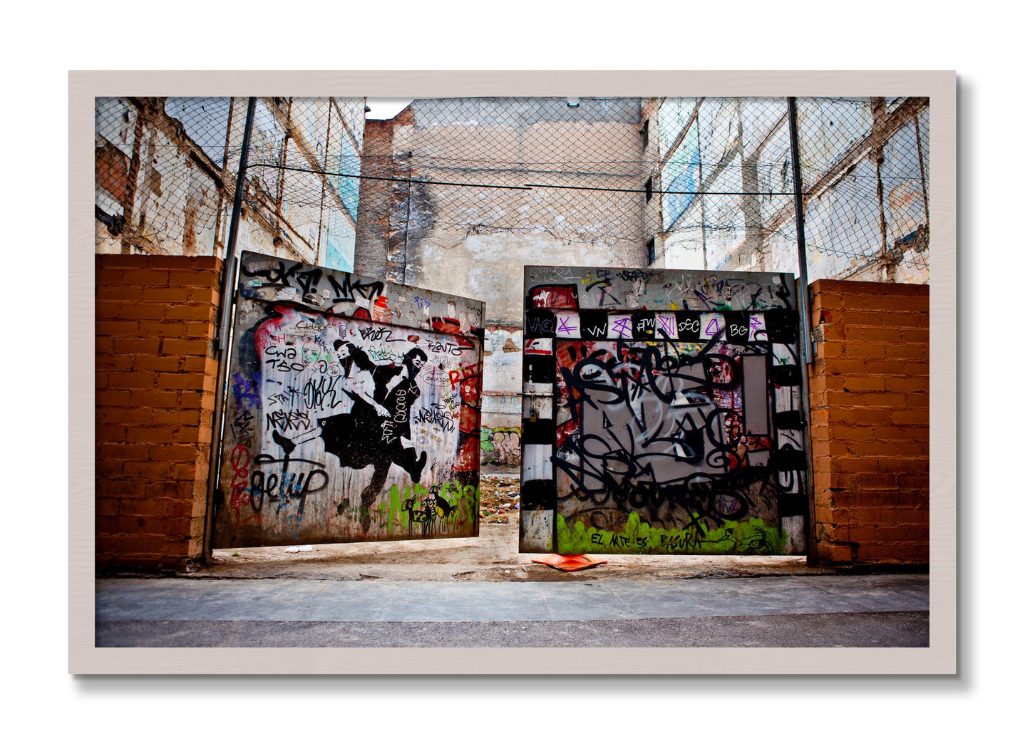 Framed photograph of The Dance by Dylan Ozanich, White Maple frame, Full Bleed