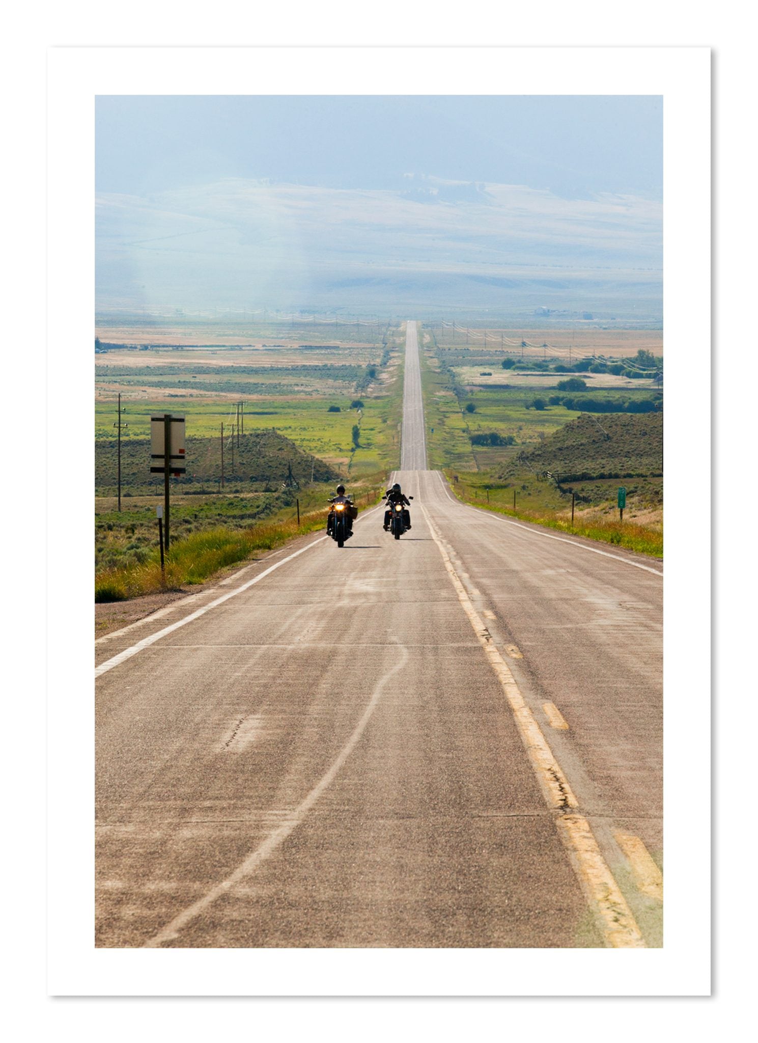 Fine art print of The Long Road by Dylan Ozanich, unframed