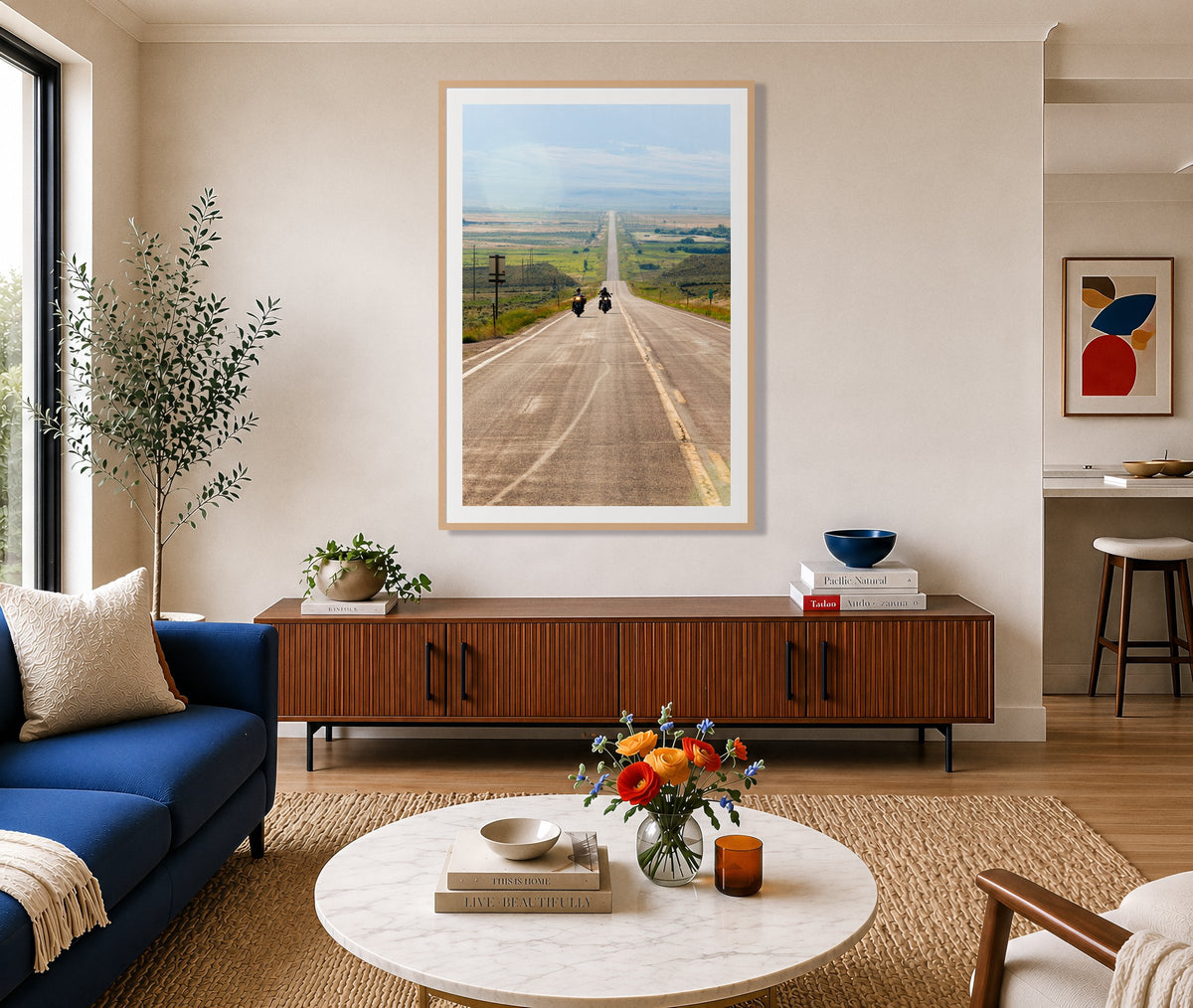 The Long Road in a room