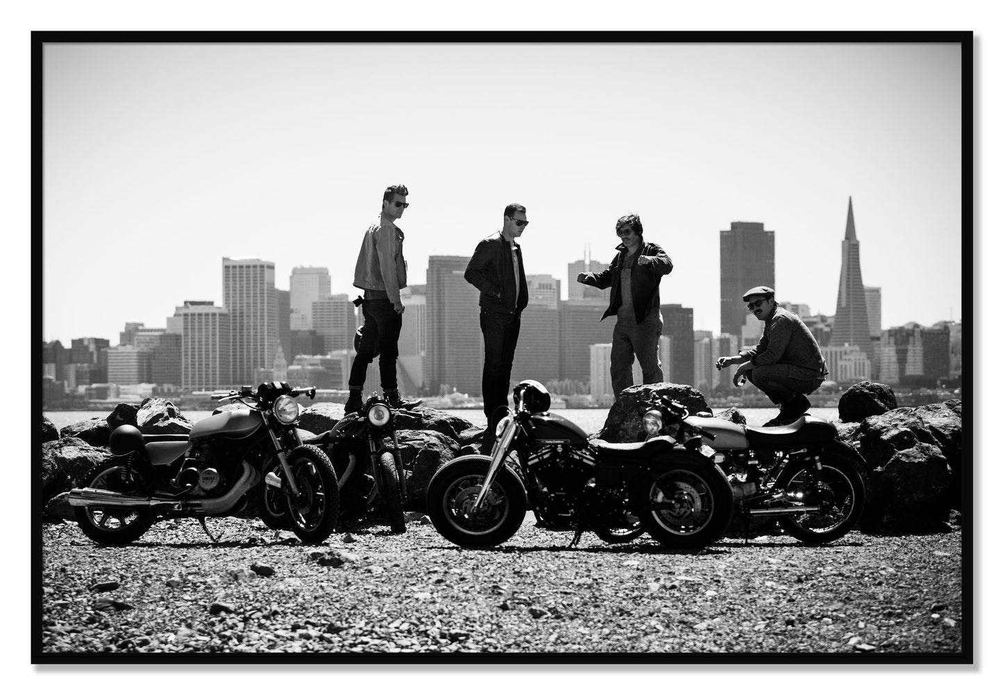 Framed photograph of The Love For Riding by Dylan Ozanich, Black frame, Full Bleed