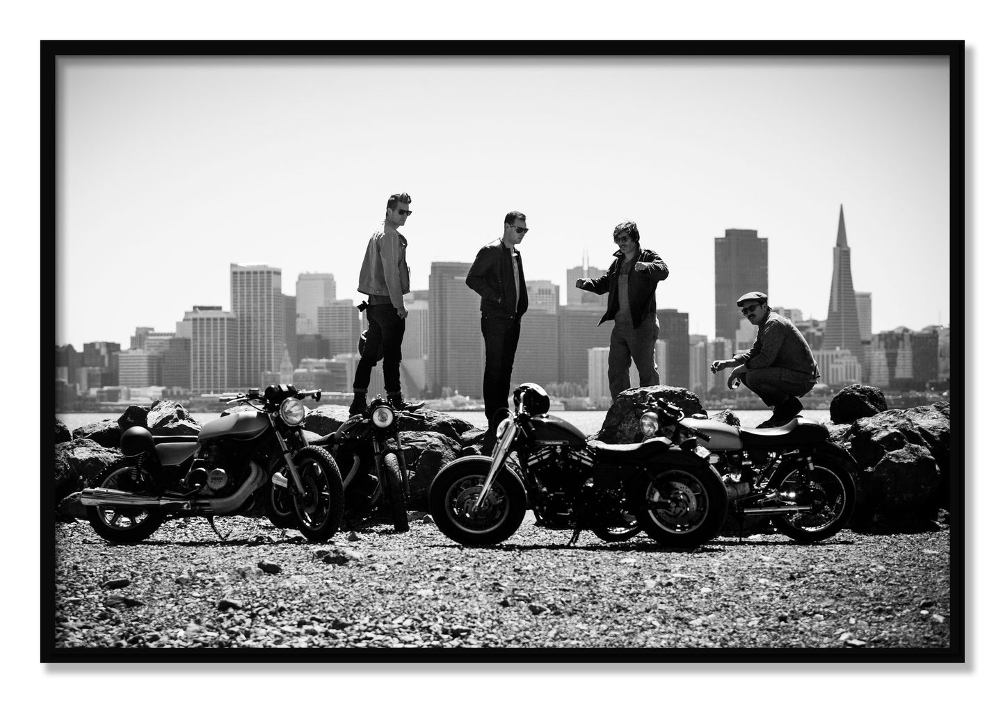 Framed photograph of The Love For Riding by Dylan Ozanich, Black frame, Full Bleed