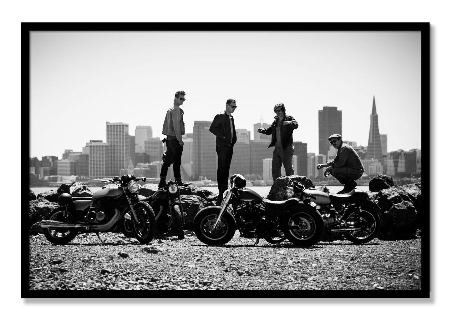 Framed photograph of The Love For Riding by Dylan Ozanich, Black frame, Full Bleed