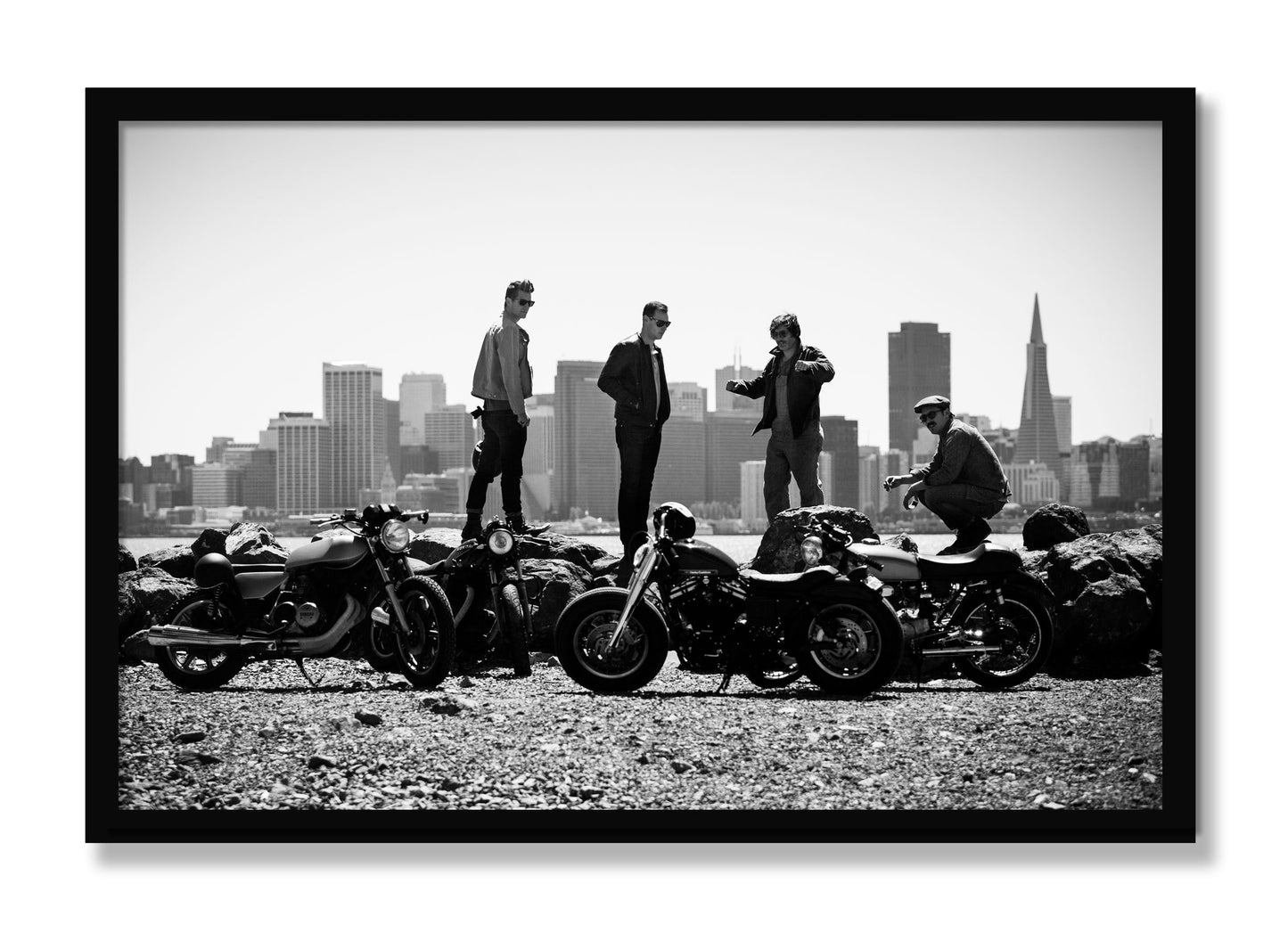 Framed photograph of The Love For Riding by Dylan Ozanich, Black frame, Full Bleed