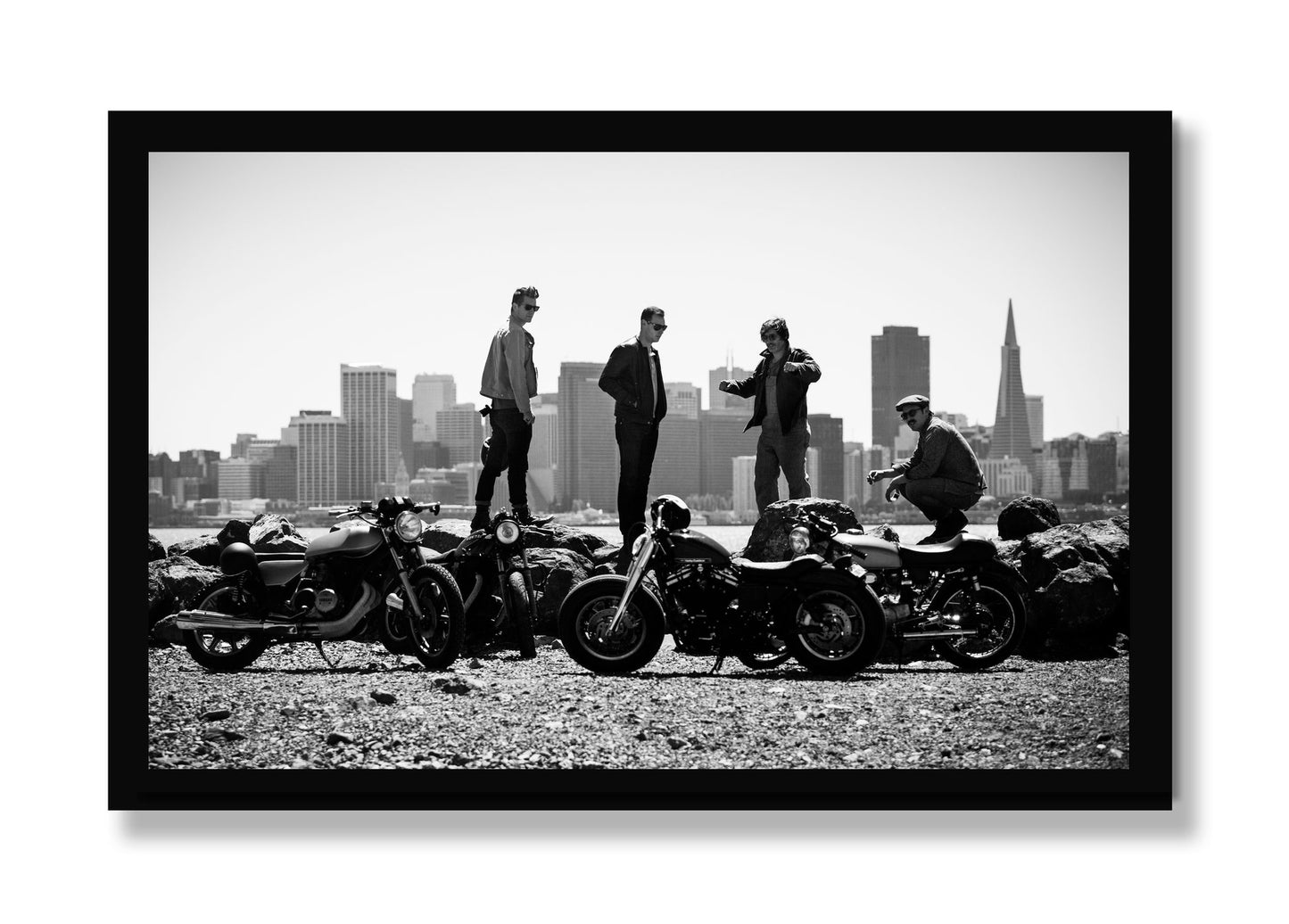 Framed photograph of The Love For Riding by Dylan Ozanich, Black frame, Full Bleed