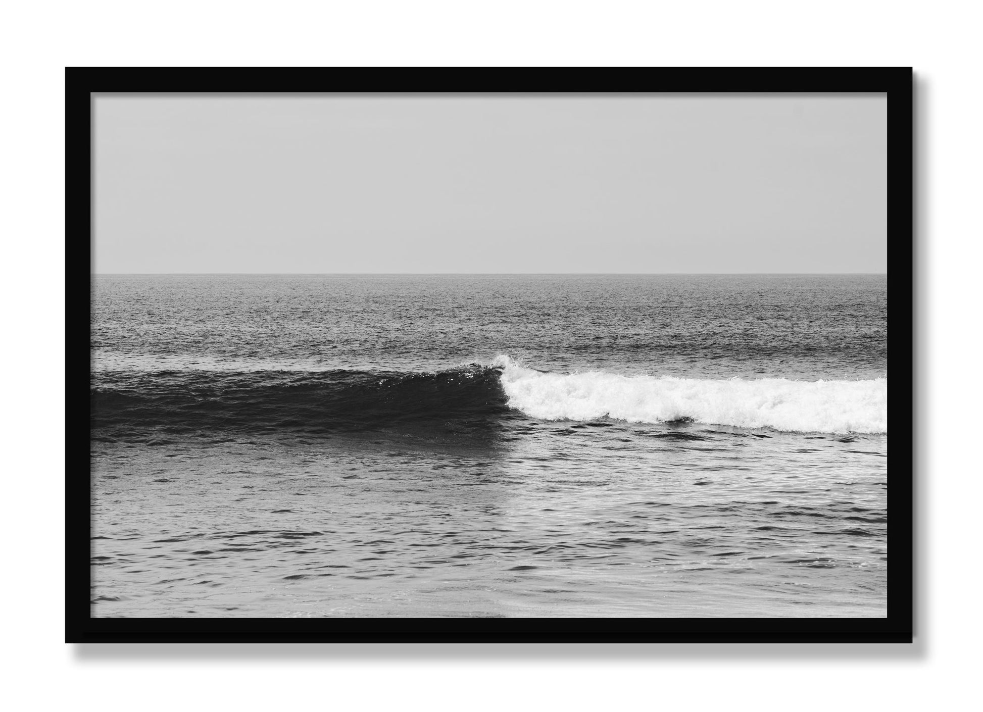 Framed photograph of The Wave by Dylan Ozanich, Black frame, Full Bleed
