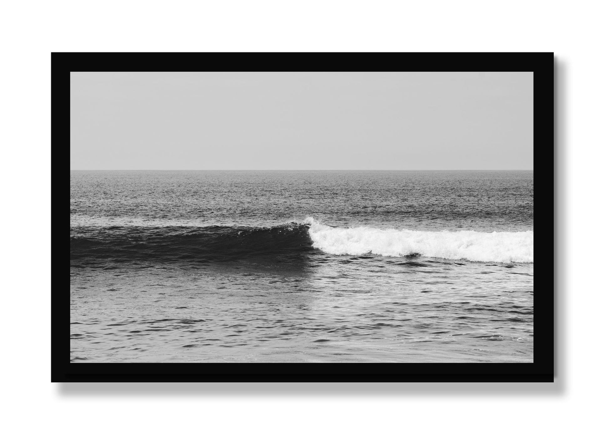 Framed photograph of The Wave by Dylan Ozanich, Black frame, Full Bleed