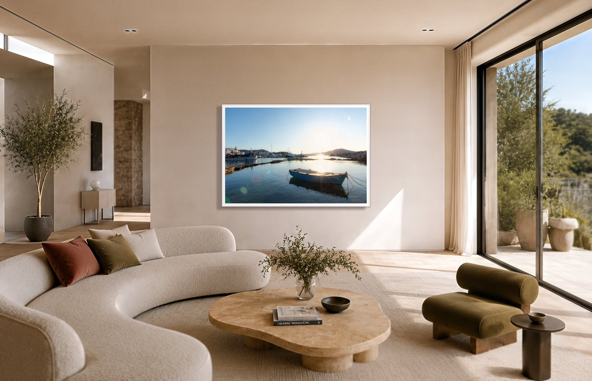 Tied Down In Paros in a room