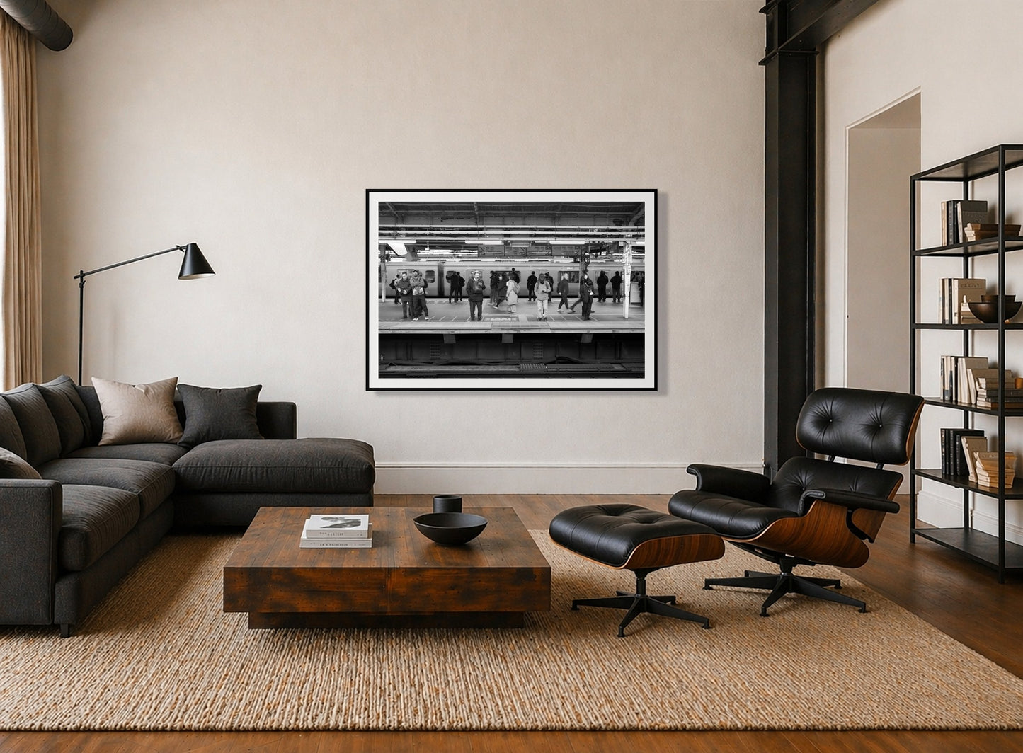 Framed photograph of Tokyo Subway by Dylan Ozanich displayed on a wall