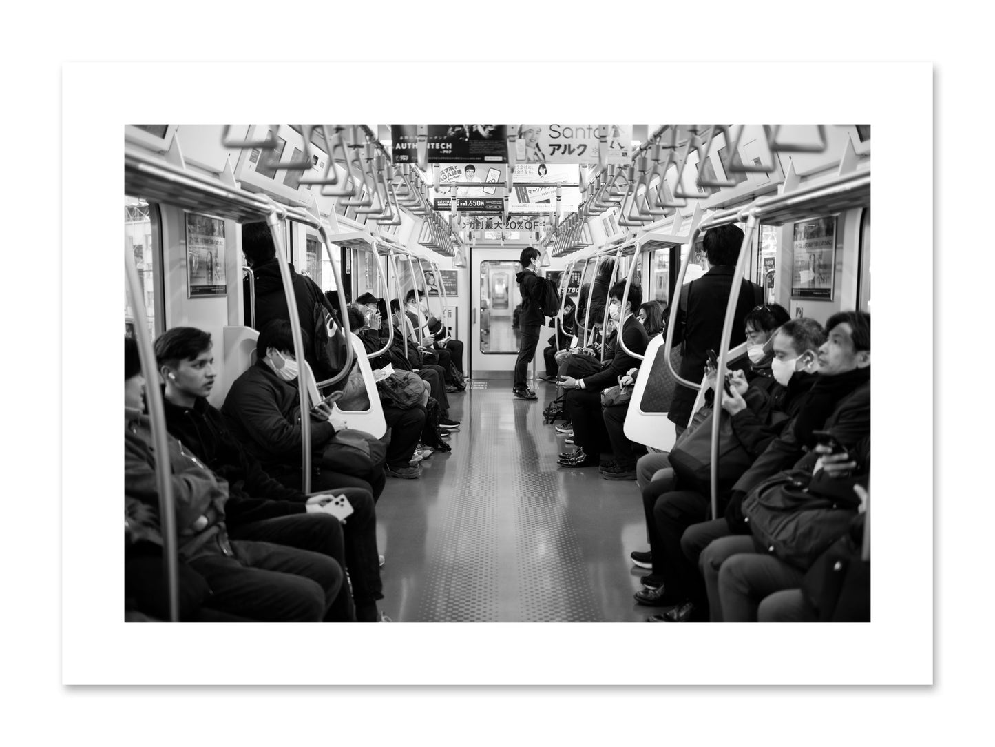 Fine art print of Tokyo Traincar by Dylan Ozanich, unframed
