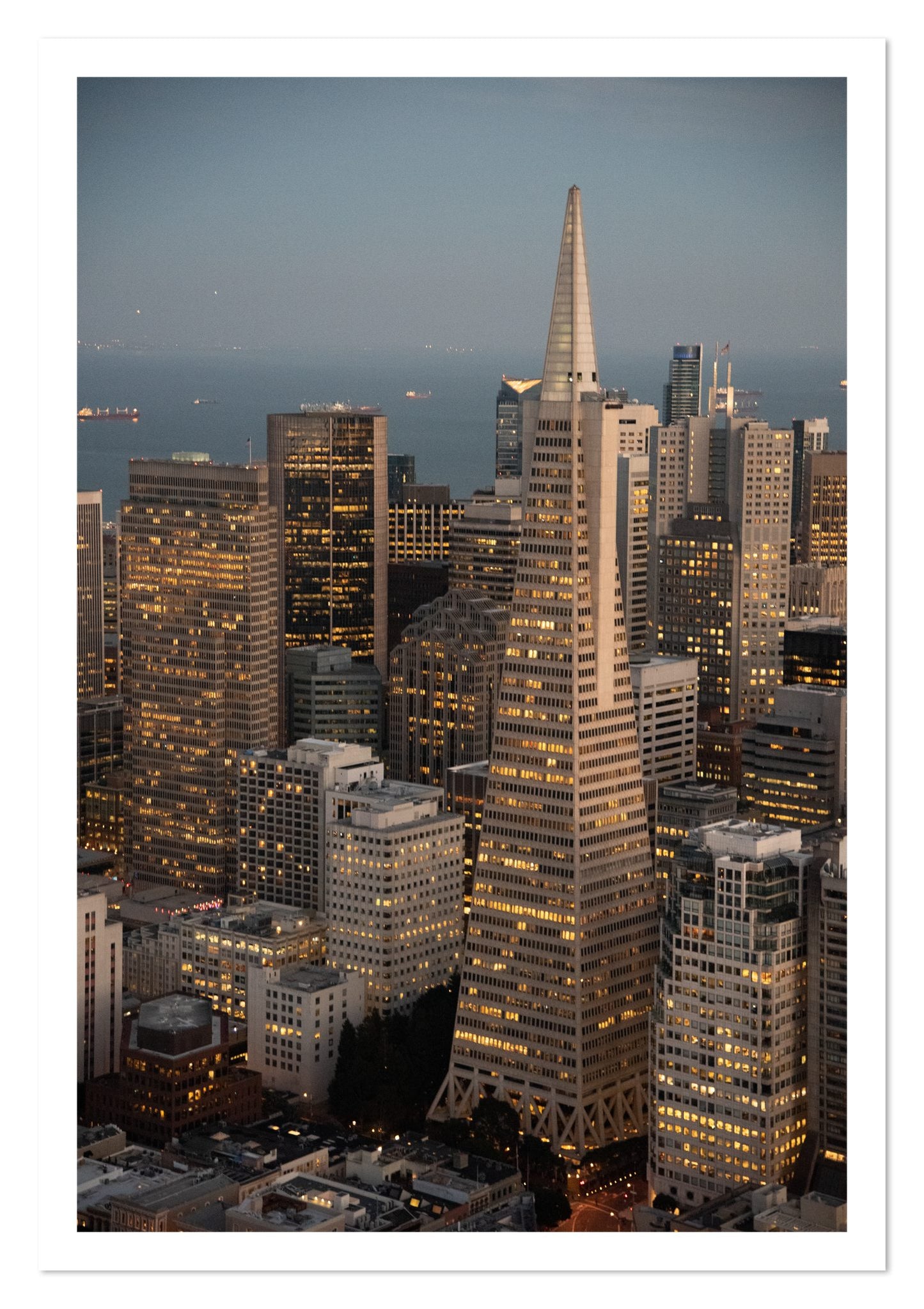 Fine art print of Transamerica San Francisco by Dylan Ozanich, unframed