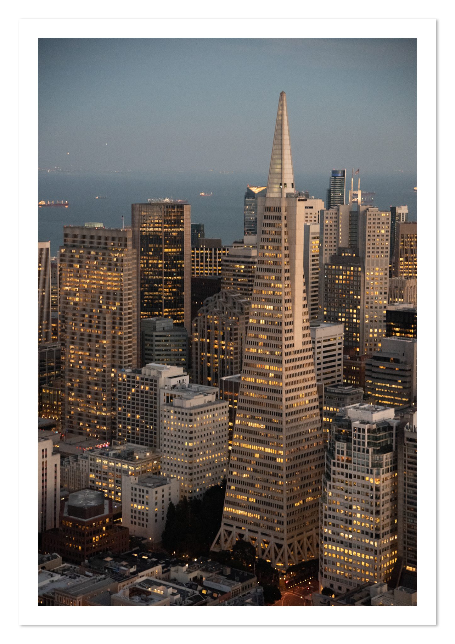 Fine art print of Transamerica San Francisco by Dylan Ozanich, unframed