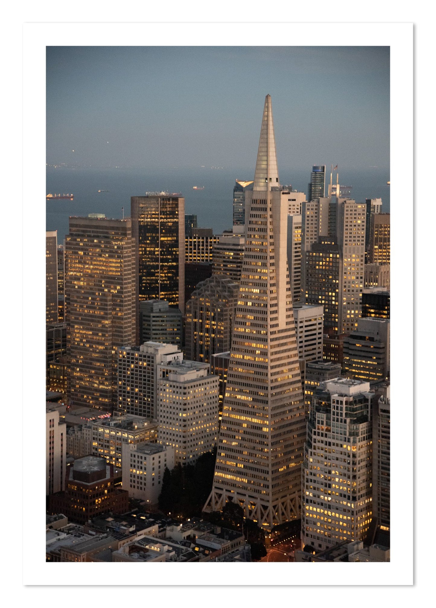 Fine art print of Transamerica San Francisco by Dylan Ozanich, unframed