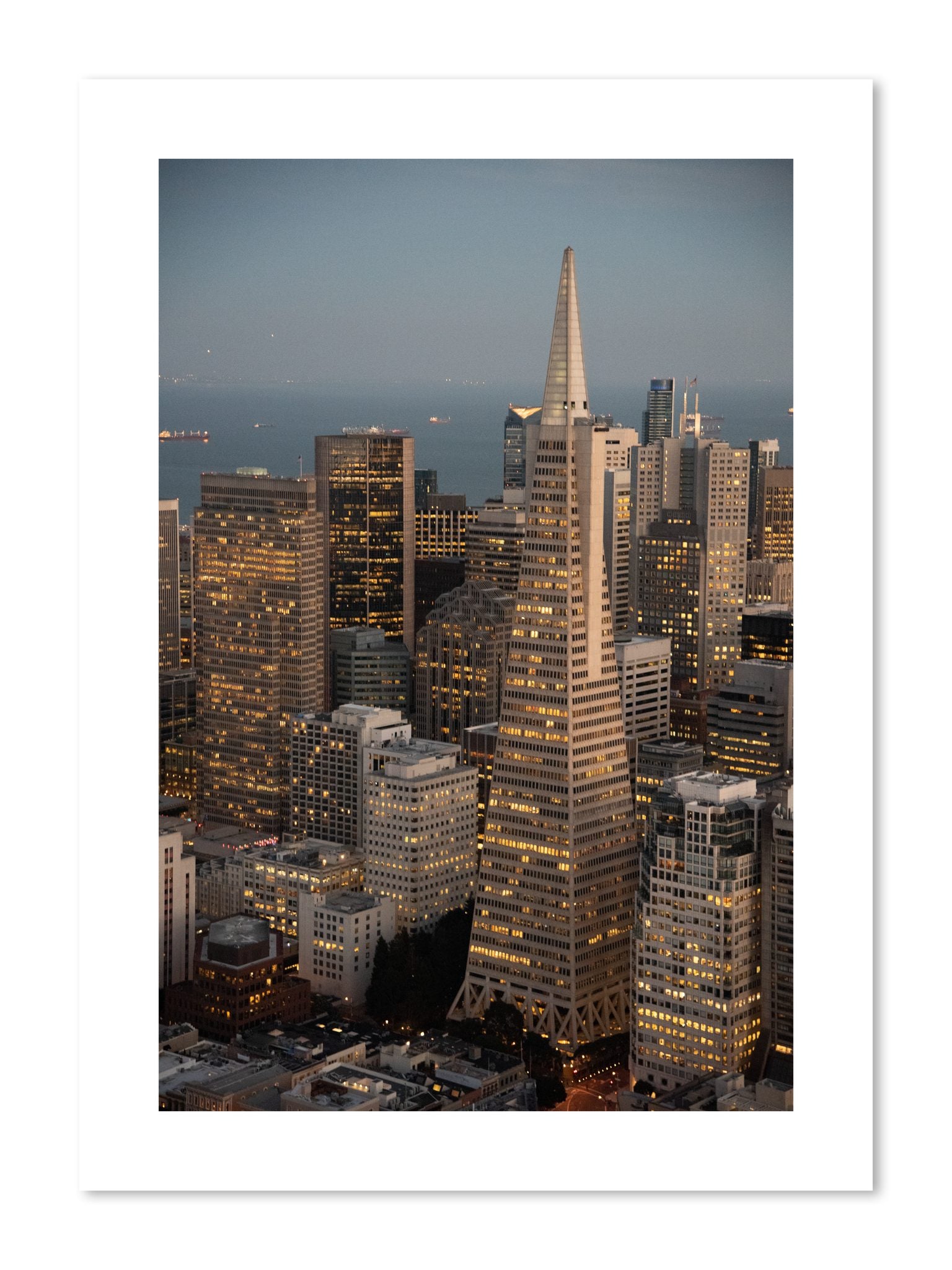 Fine art print of Transamerica San Francisco by Dylan Ozanich, unframed