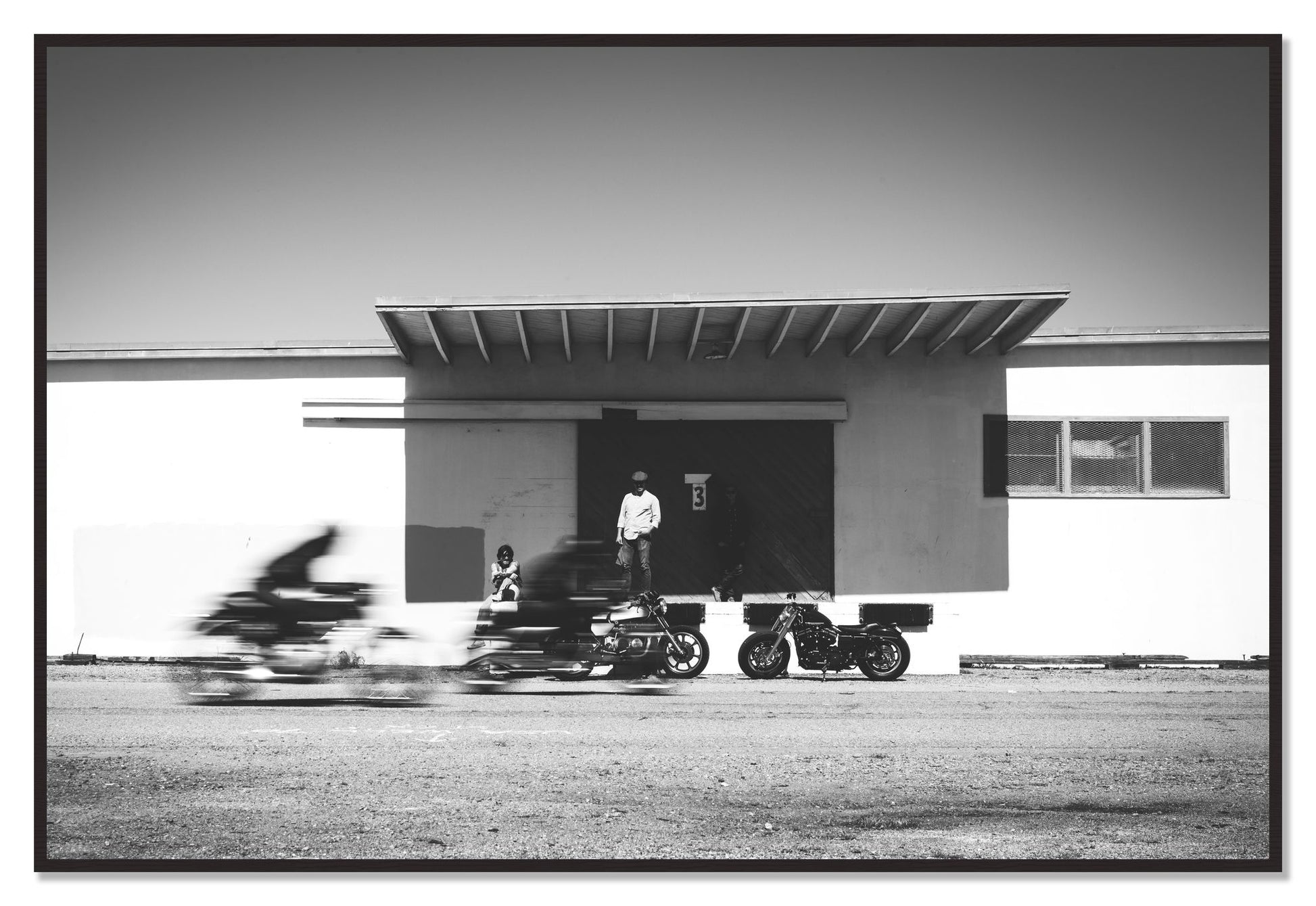 Treasure Island Racing by Dylan Ozanich, 48×72 Full Bleed Print in a Black Walnut frame