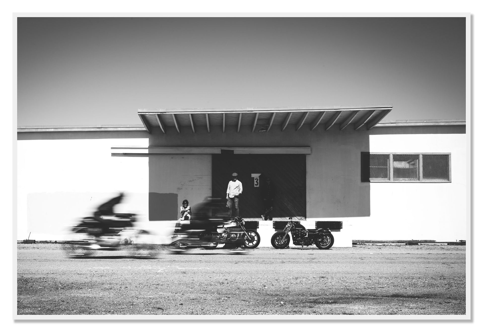 Treasure Island Racing by Dylan Ozanich, 48×72 Full Bleed Print in a White frame