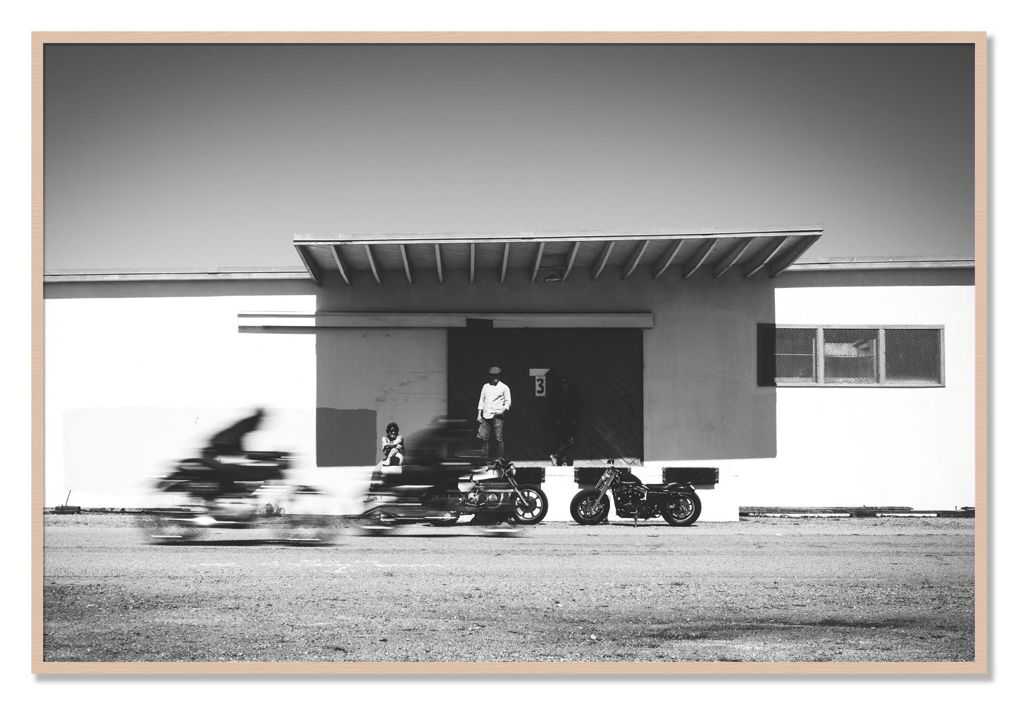 Framed photograph of Treasure Island Racing by Dylan Ozanich, Maple frame, Full Bleed
