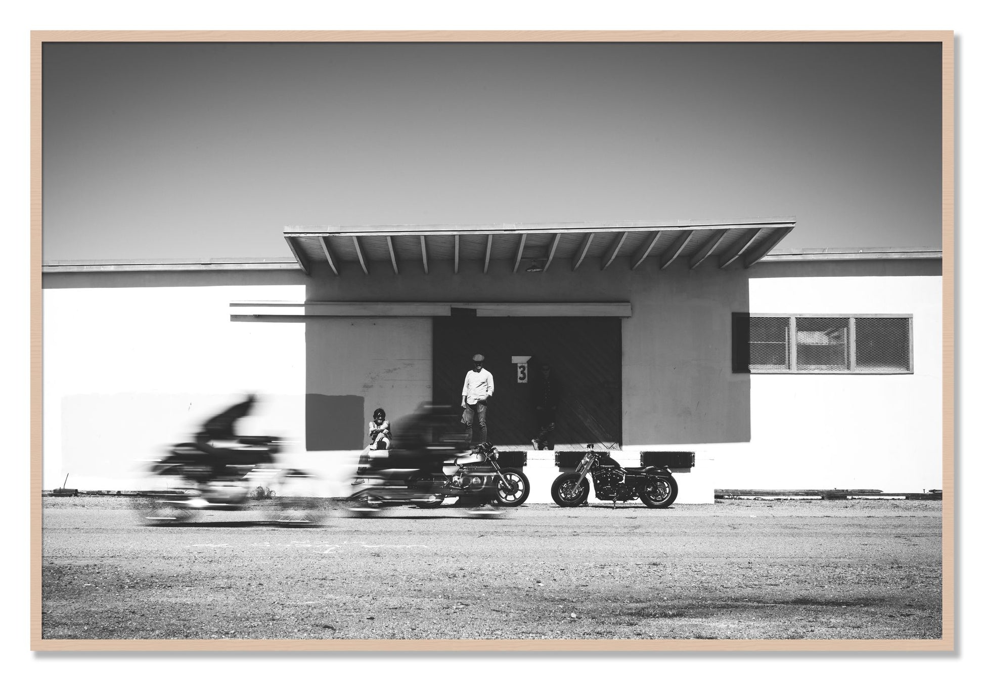Framed photograph of Treasure Island Racing by Dylan Ozanich, Maple frame, Full Bleed
