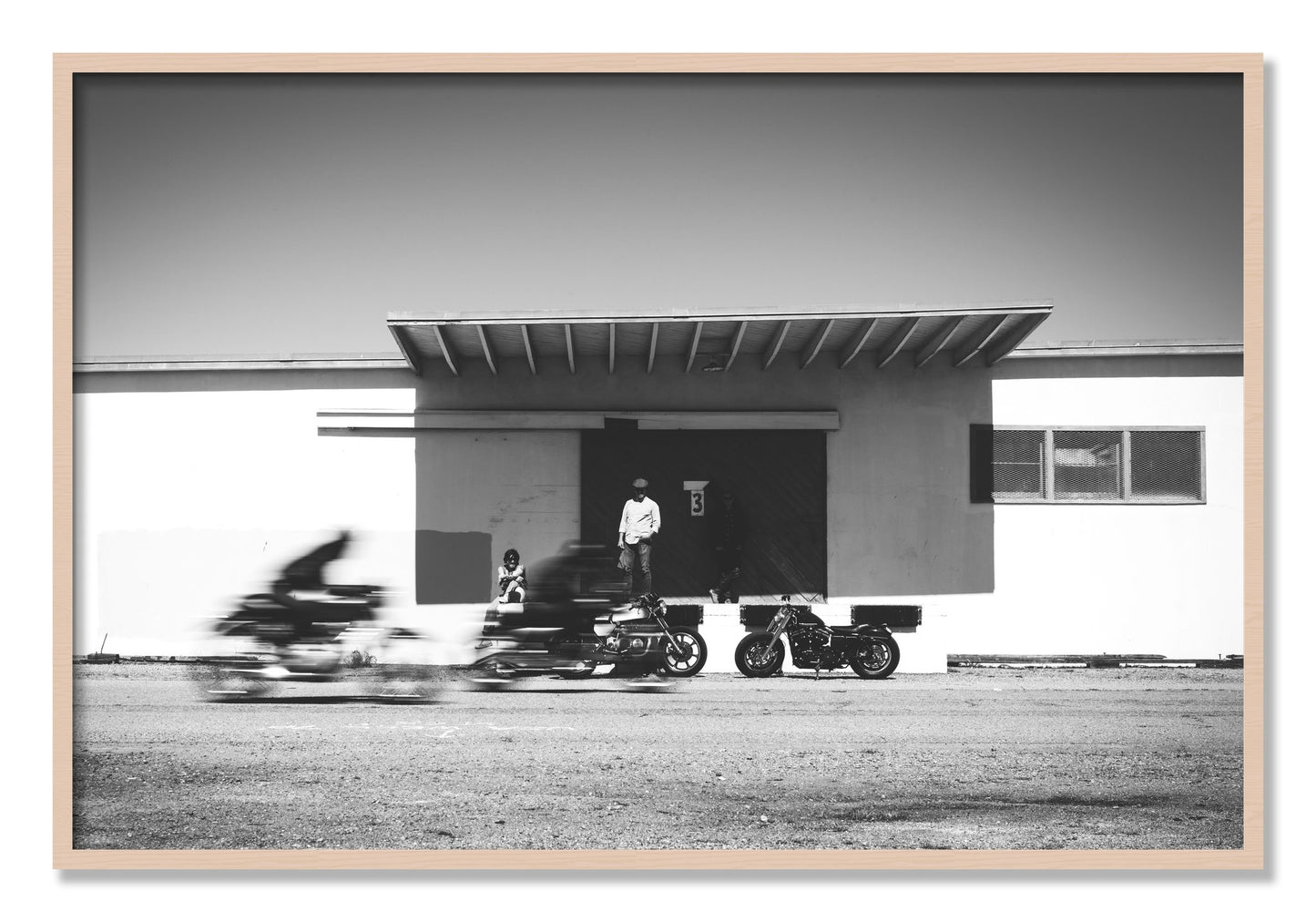 Framed photograph of Treasure Island Racing by Dylan Ozanich, Maple frame, Full Bleed