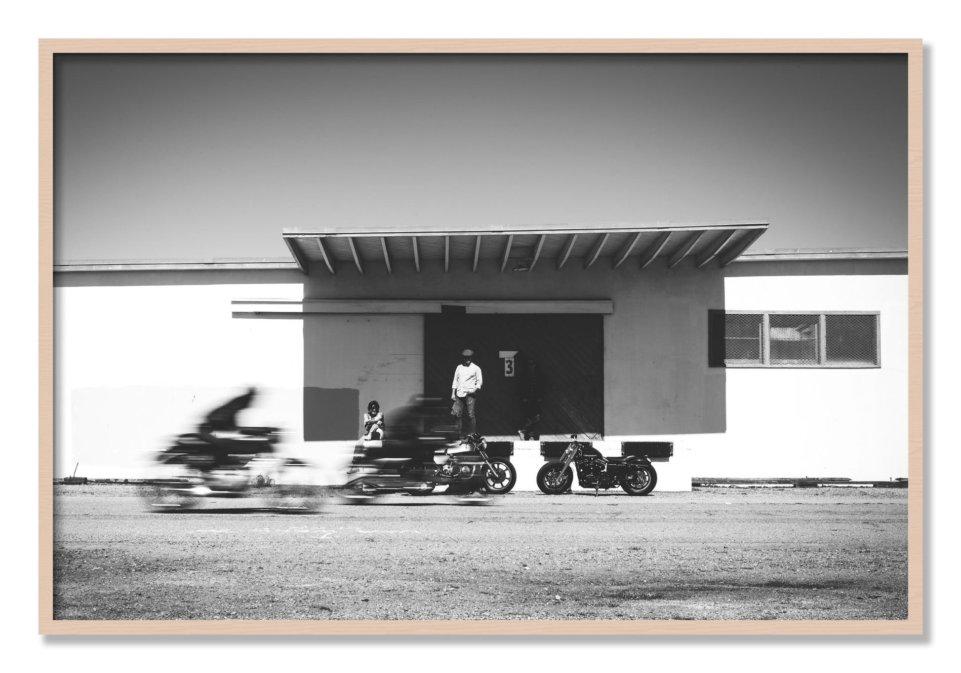 Framed photograph of Treasure Island Racing by Dylan Ozanich, Maple frame, Full Bleed