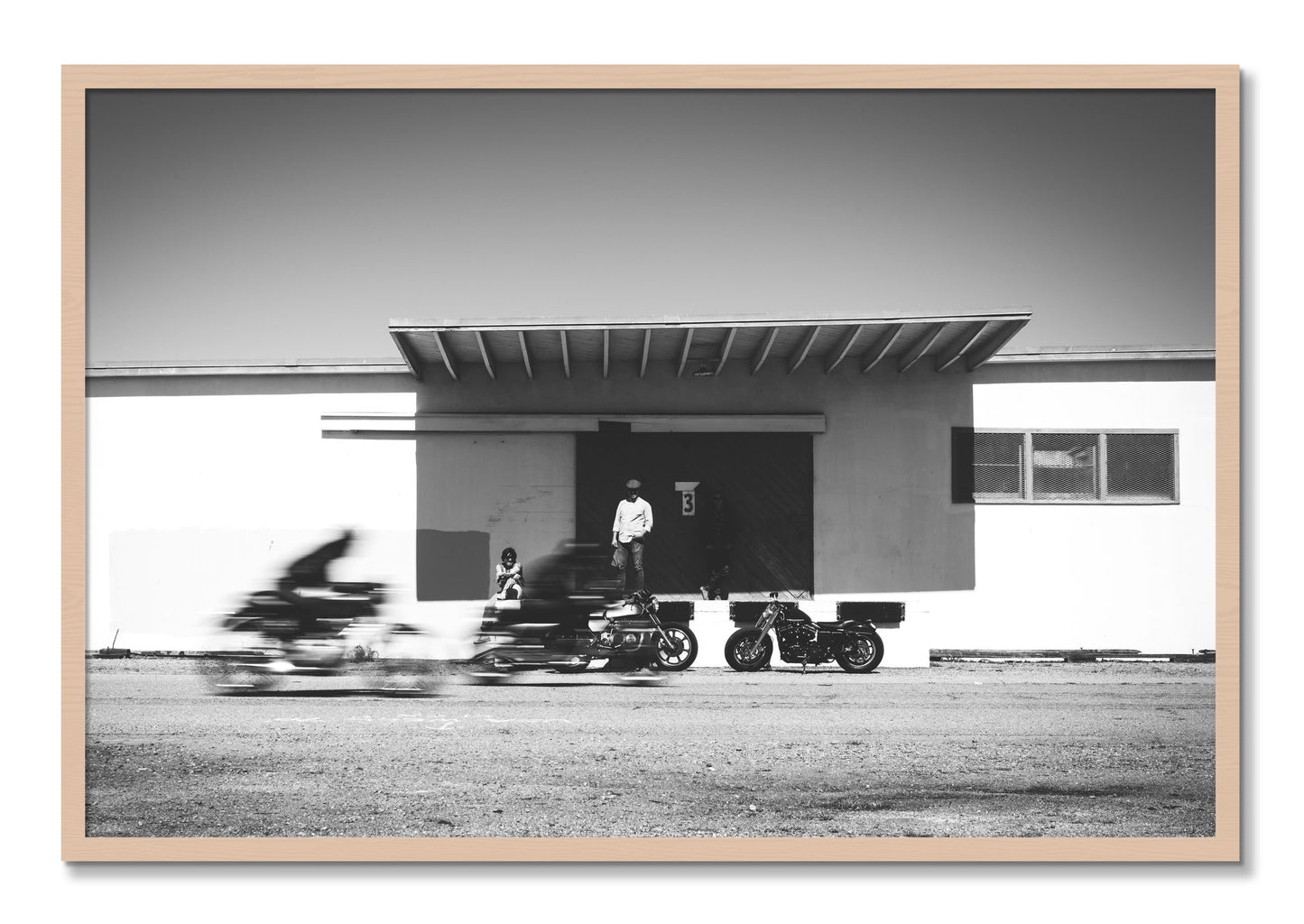 Framed photograph of Treasure Island Racing by Dylan Ozanich, Maple frame, Full Bleed
