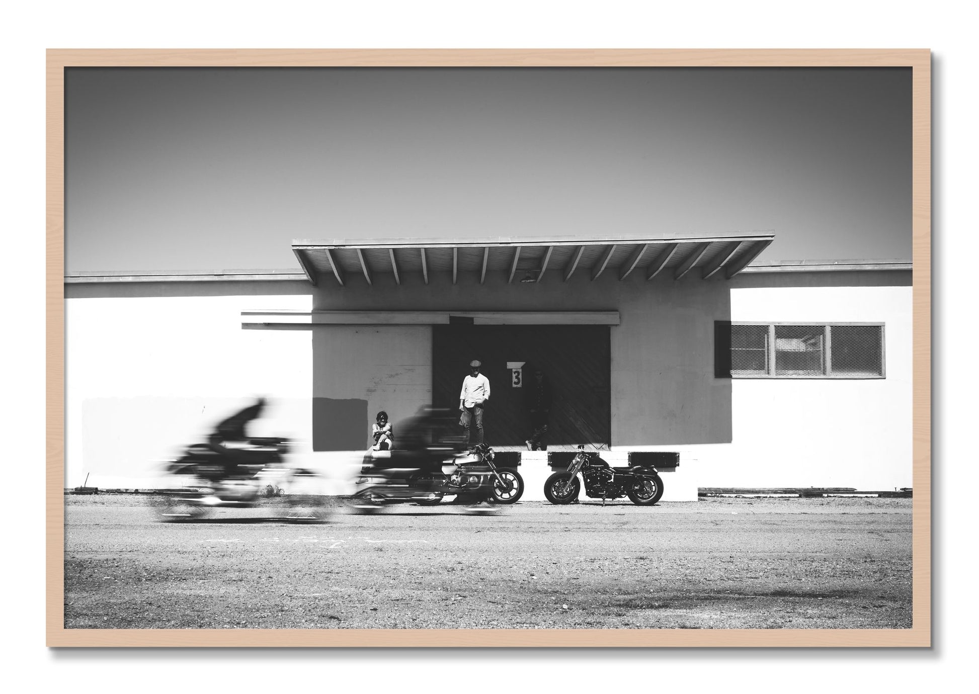 Framed photograph of Treasure Island Racing by Dylan Ozanich, Maple frame, Full Bleed