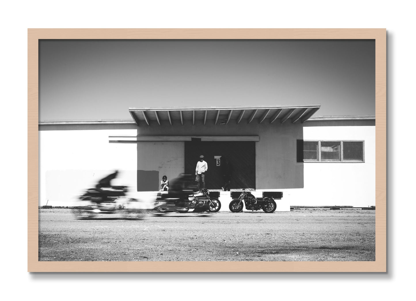 Framed photograph of Treasure Island Racing by Dylan Ozanich, Maple frame, Full Bleed