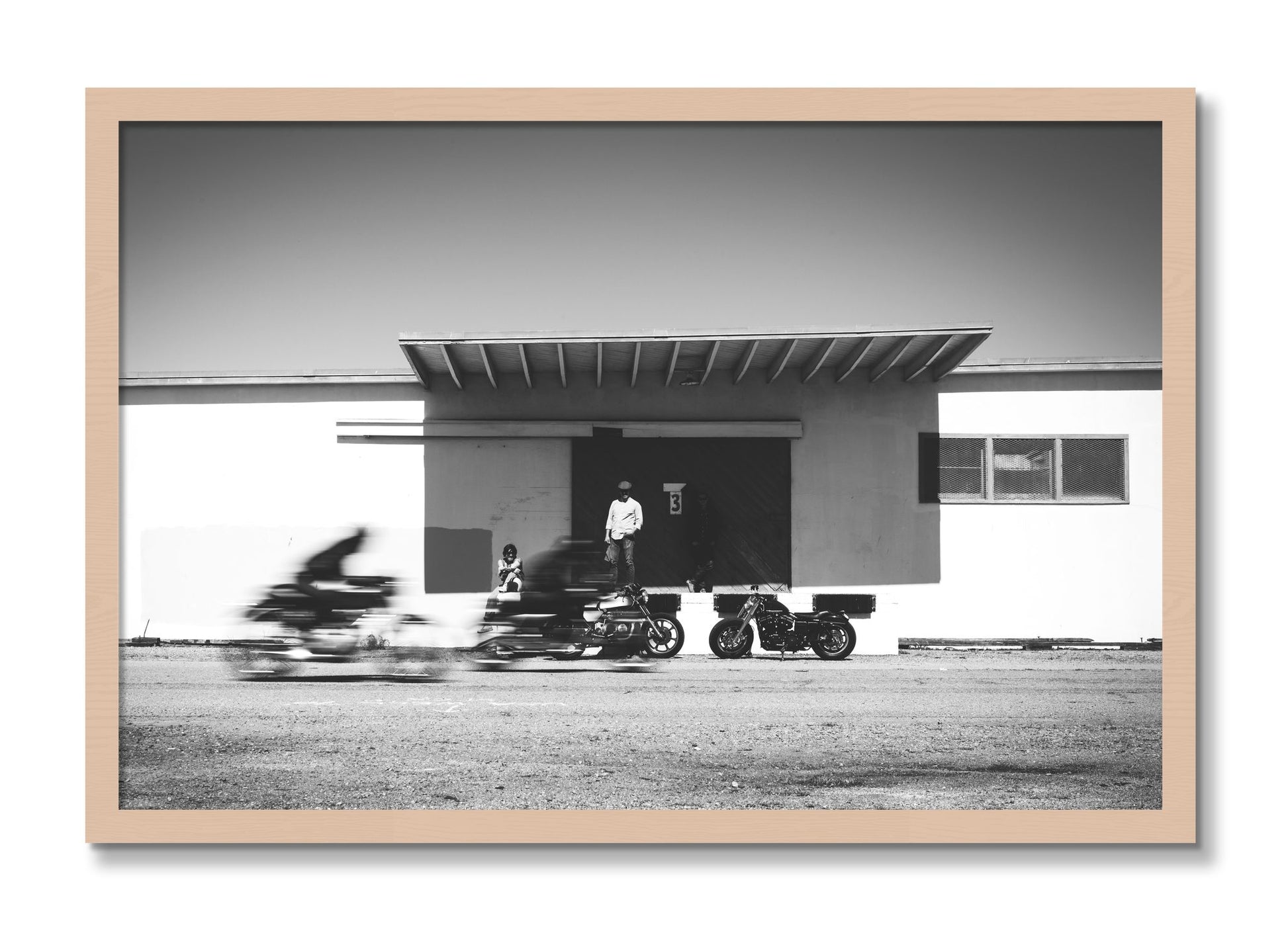 Framed photograph of Treasure Island Racing by Dylan Ozanich, Maple frame, Full Bleed