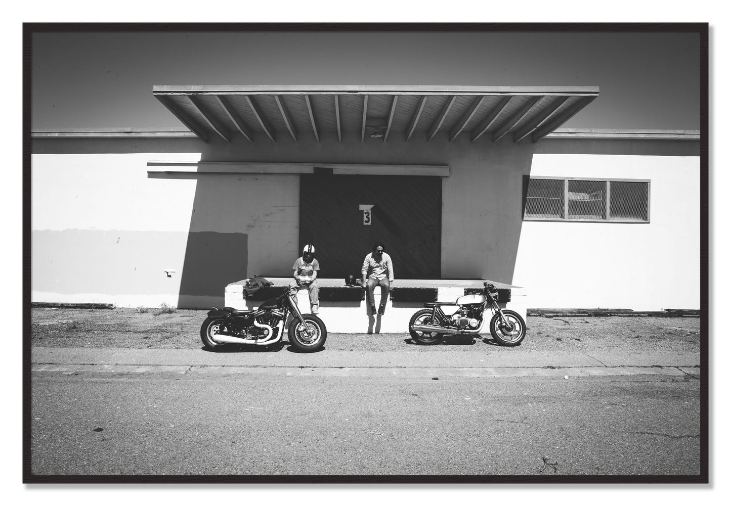 Framed photograph of Treasure Island Riding by Dylan Ozanich, Black Walnut frame, Full Bleed