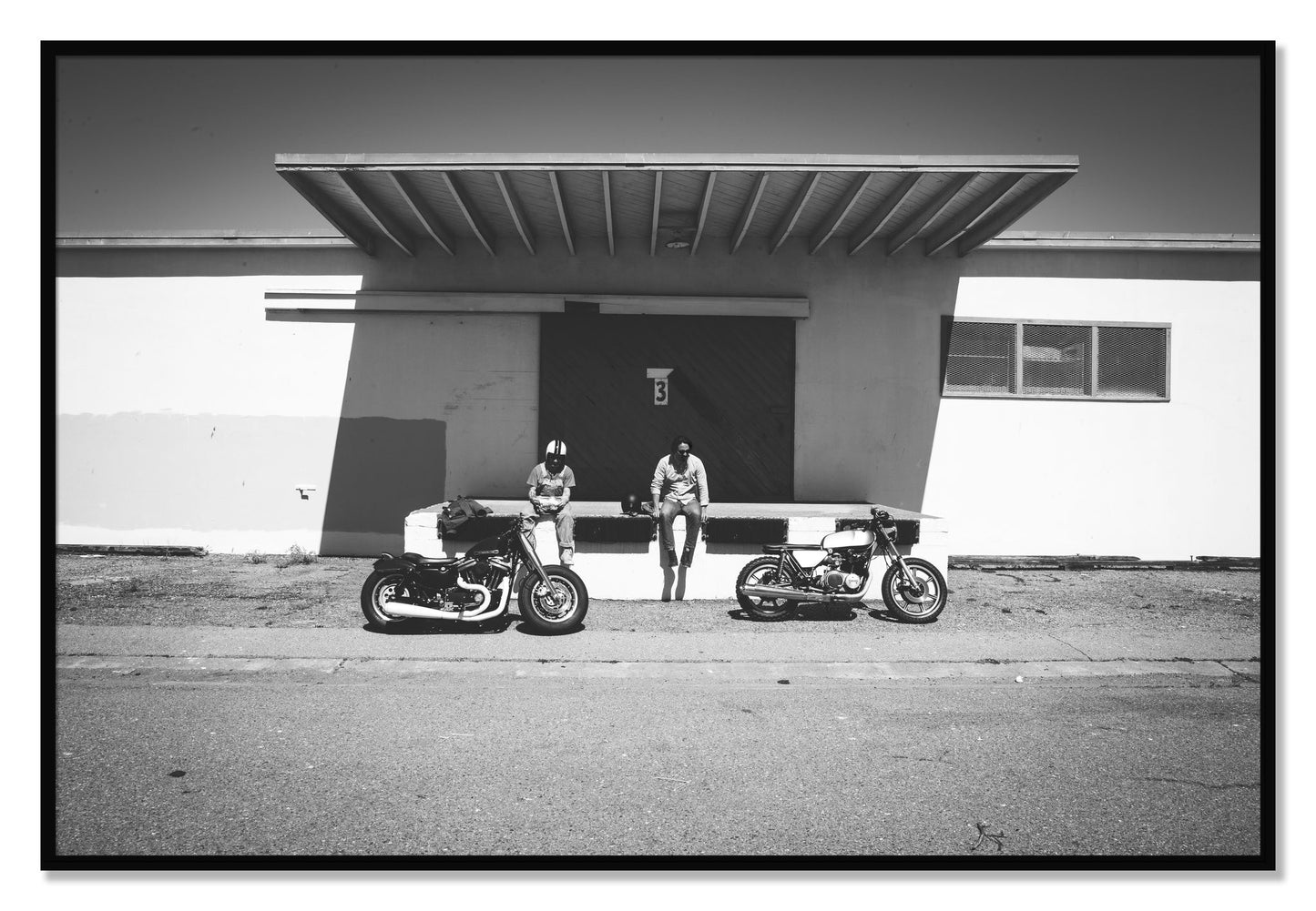 Framed photograph of Treasure Island Riding by Dylan Ozanich, Black frame, Full Bleed
