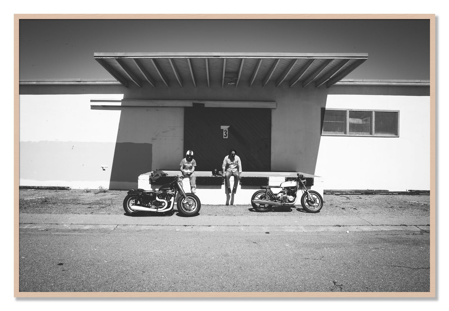 Framed photograph of Treasure Island Riding by Dylan Ozanich, Maple frame, Full Bleed