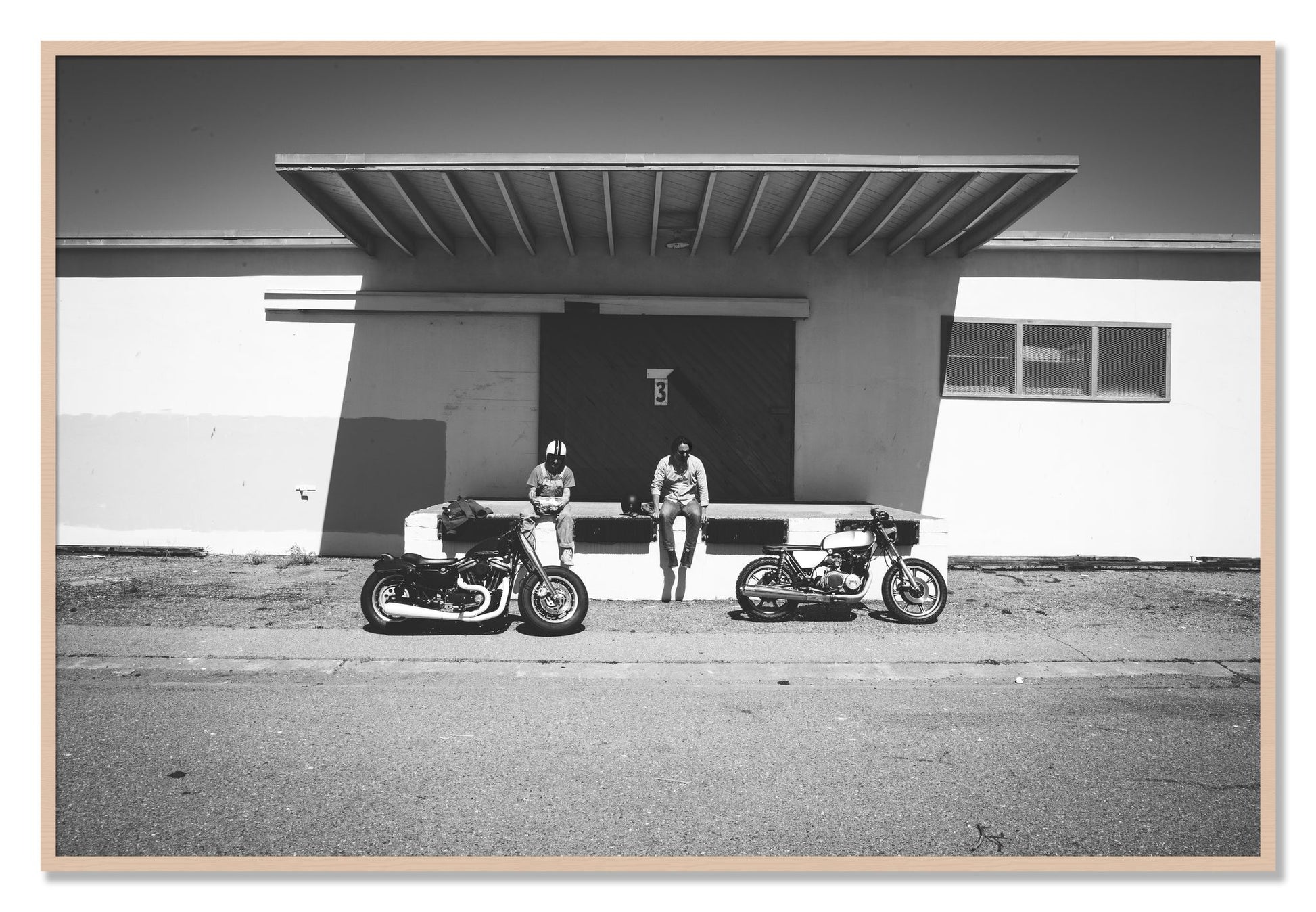 Framed photograph of Treasure Island Riding by Dylan Ozanich, Maple frame, Full Bleed