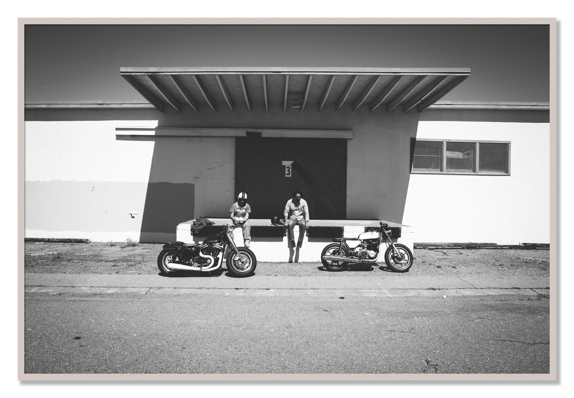 Framed photograph of Treasure Island Riding by Dylan Ozanich, White Maple frame, Full Bleed