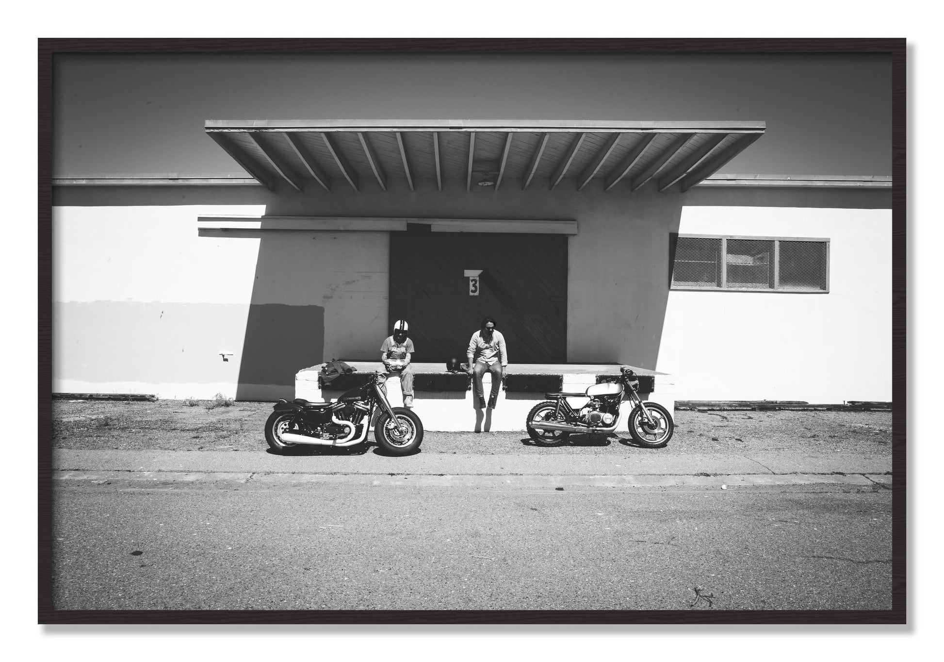 Framed photograph of Treasure Island Riding by Dylan Ozanich, Black Walnut frame, Full Bleed
