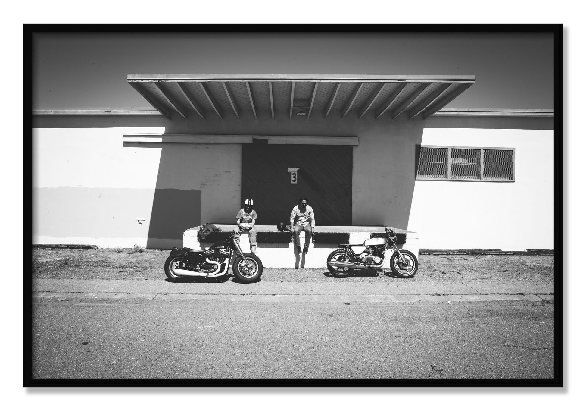 Framed photograph of Treasure Island Riding by Dylan Ozanich, Black frame, Full Bleed