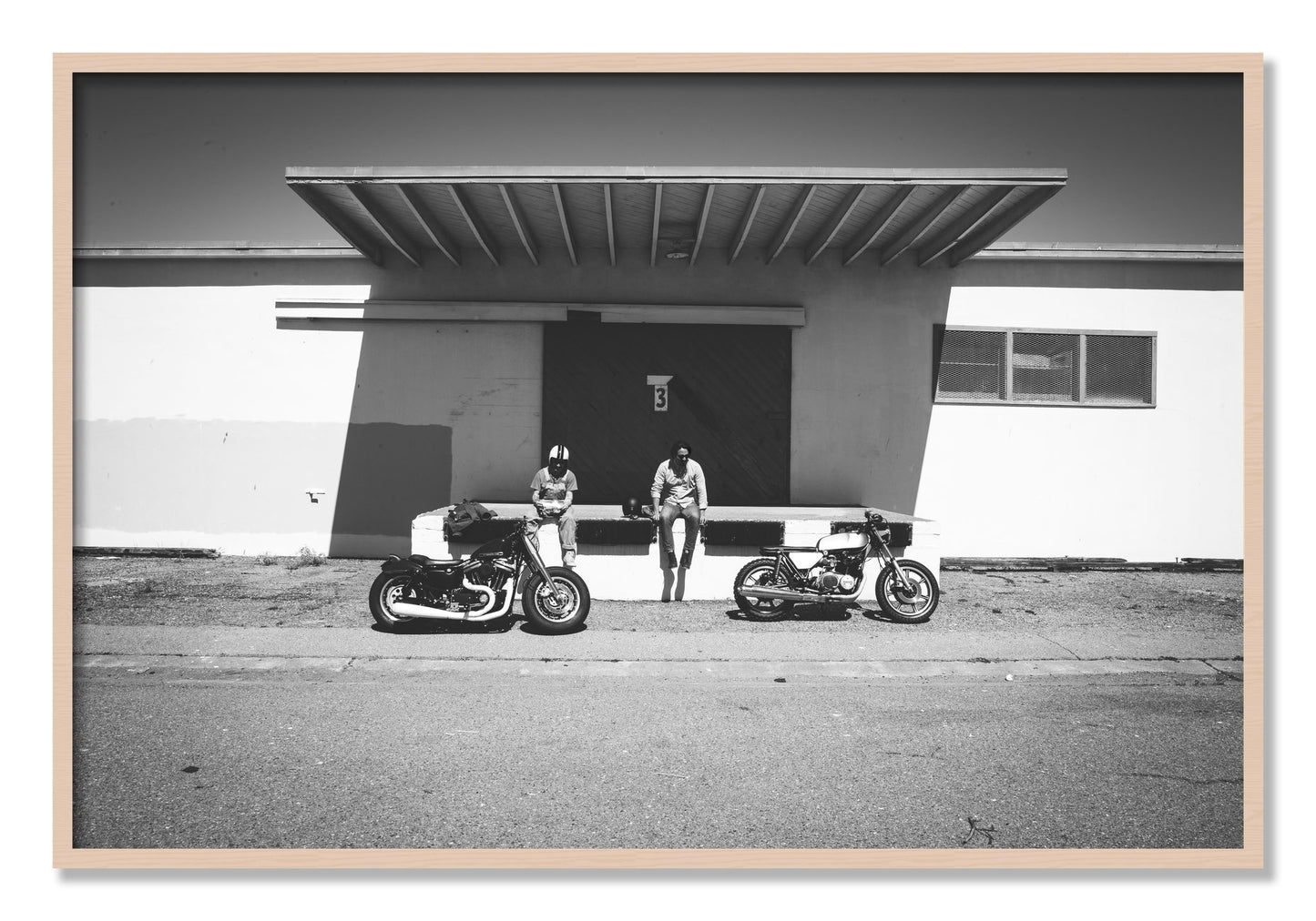 Framed photograph of Treasure Island Riding by Dylan Ozanich, Maple frame, Full Bleed