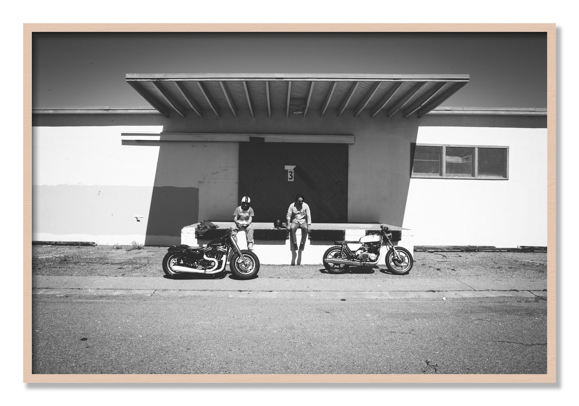 Framed photograph of Treasure Island Riding by Dylan Ozanich, Maple frame, Full Bleed