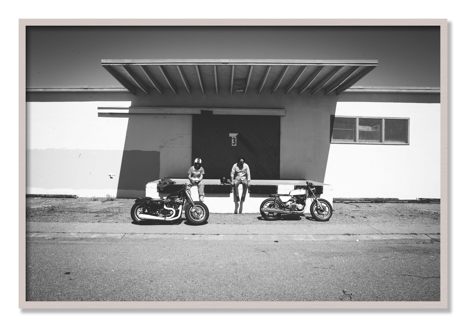 Framed photograph of Treasure Island Riding by Dylan Ozanich, White Maple frame, Full Bleed