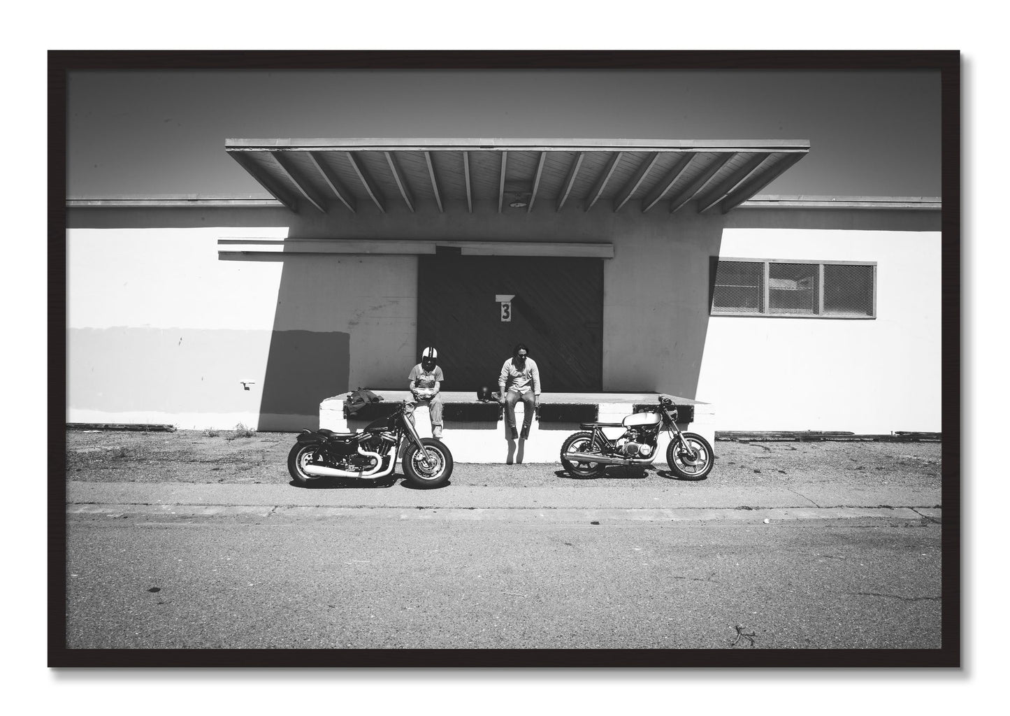 Framed photograph of Treasure Island Riding by Dylan Ozanich, Black Walnut frame, Full Bleed
