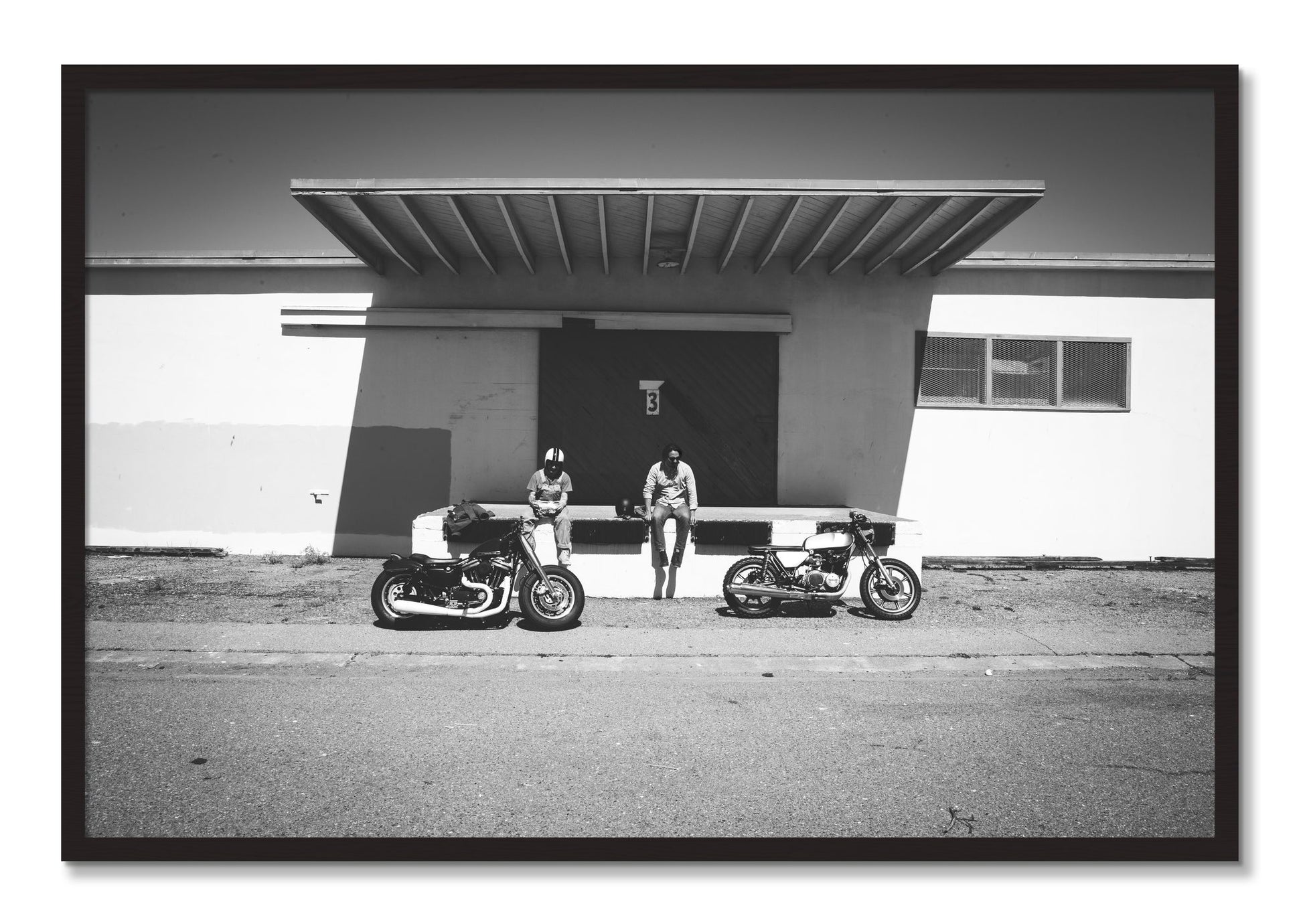 Framed photograph of Treasure Island Riding by Dylan Ozanich, Black Walnut frame, Full Bleed