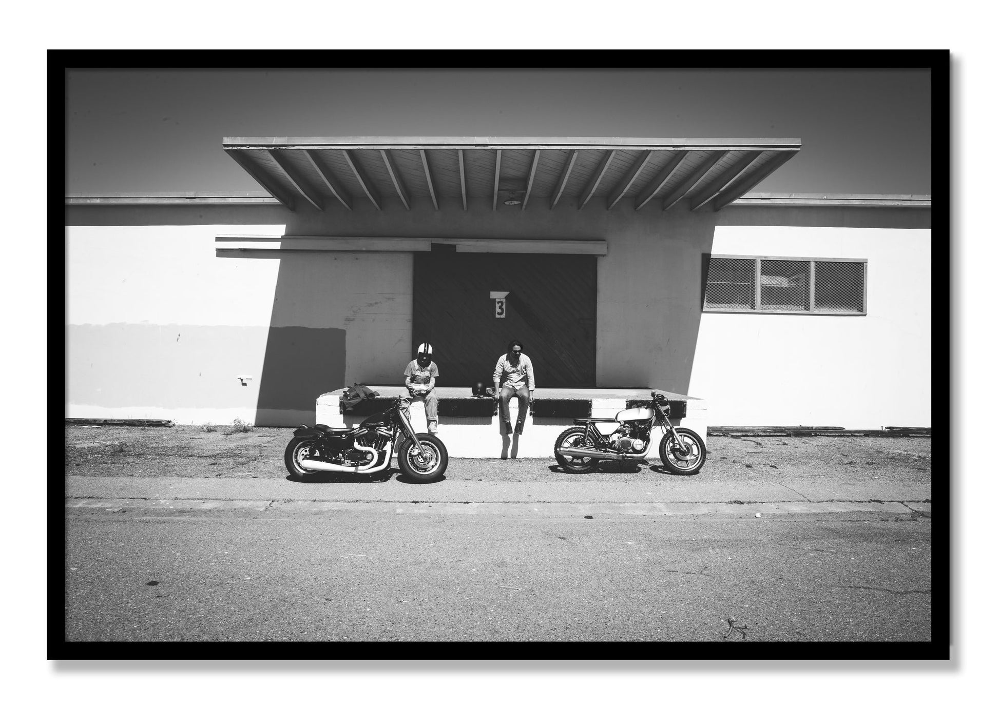 Framed photograph of Treasure Island Riding by Dylan Ozanich, Black frame, Full Bleed