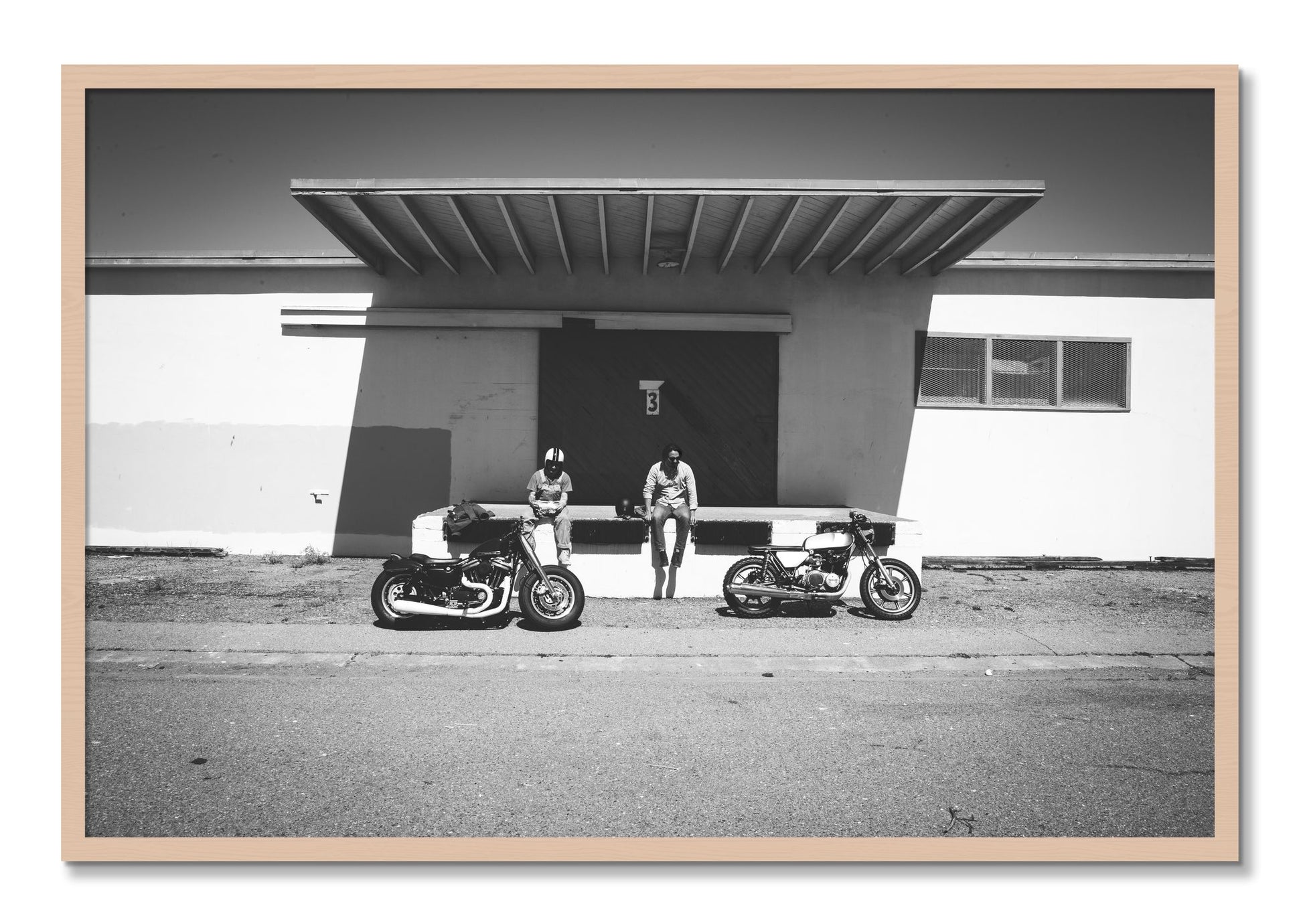 Framed photograph of Treasure Island Riding by Dylan Ozanich, Maple frame, Full Bleed