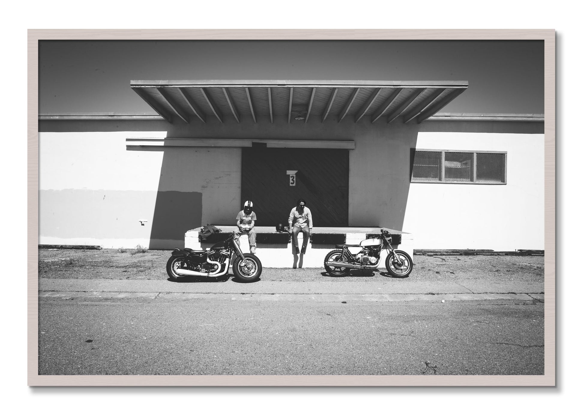 Framed photograph of Treasure Island Riding by Dylan Ozanich, White Maple frame, Full Bleed