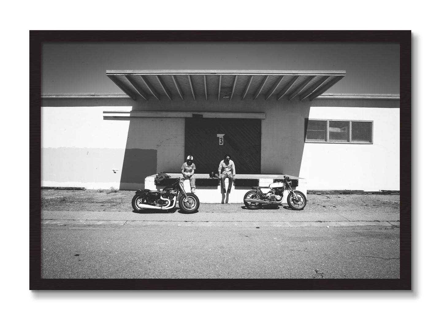 Framed photograph of Treasure Island Riding by Dylan Ozanich, Black Walnut frame, Full Bleed